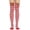 Red, variant on Luxalzxs Striped Thigh High Socks for Women and Girls, Christmas Knee High Socks with Bow, Over the Knee Candy Cane Socks Christmas Stockings