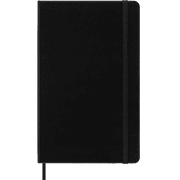 Moleskine Classic Notebook, Hard Cover, Large (5 x 8.25), Squared, Black,