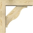 thumbnail image 3 of Ekena Millwork 6"W x 24"D x 24"H Funston Block Rough Sawn Bracket w/ Offset Brace, Douglas Fir, 3 of 25