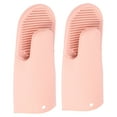 thumbnail image 4 of Masteelf  2 Pcs Anti-scald Silicone Gloves Heat The Mitten Child Pink, 4 of 8