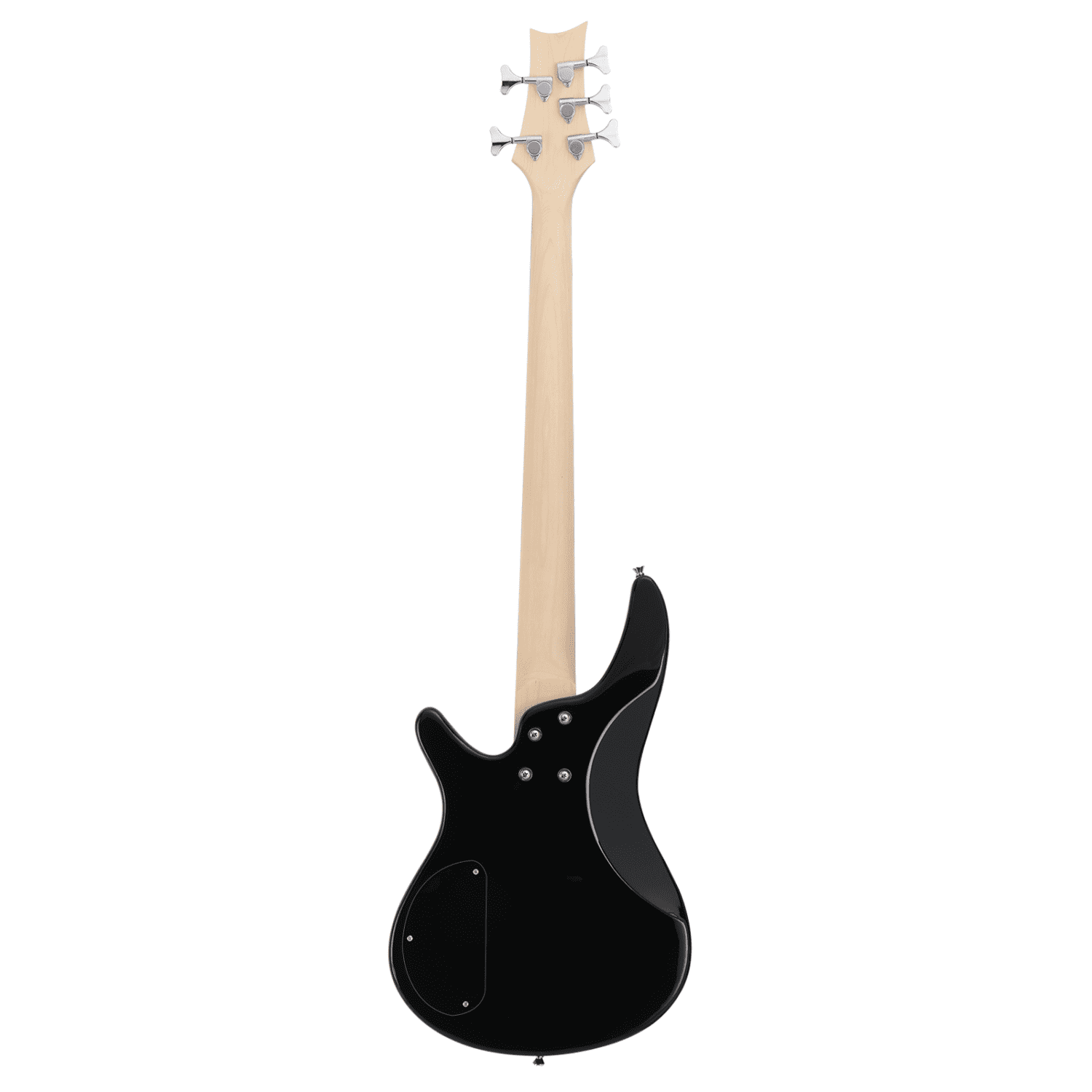 Hassch Electric Bass Guitar 5 String, Beginner Kit with Bag, Strap and Other Accessories, Sunset Color