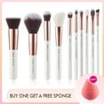 thumbnail image 4 of Makeup Brush Sets - Blusher, Eyeliner, Powder, Bronzer, Highlighter & Blending Brush in 6 - 25 pcs, 4 of 12