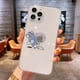 thumbnail image 1 of Funda de teléfono con diseño de gatos para IPhone, carcasa transparente de ratón para modelos 11, 12, 14, 13 Pro MAX, Mini, XR, XS Max, X, SE2, 7, 8, 14Plus, 1 of 4
