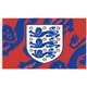 thumbnail image 1 of England FA - Bandera Diseño Escudo (Rojo, Azul Real, Blanco), 1 of 2