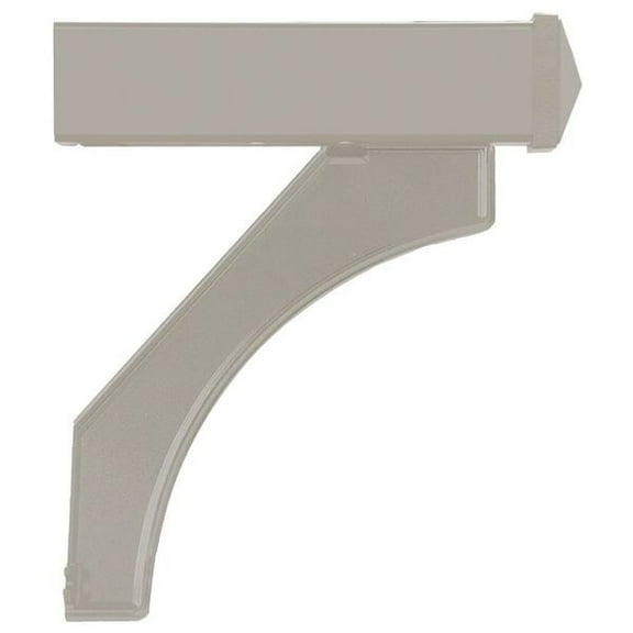 Arm Kit - Replacement for Deluxe Post for (1) Roadside Mailbox - Silver