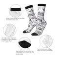 thumbnail image 4 of Honeii Country Farm Scene Print Adult Socks,Crew Socks,Casual Calf Socks,Daily Wear Socks for Men & Women, Perfect for Sports, Casual and Everyday Use, 4 of 6