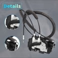 thumbnail image 3 of Actuador de cerradura de puerta eléctrica del lado del conductor delantero izquierdo con cable para Nissan Titan No.80500ZH200 Negro, 3 of 3