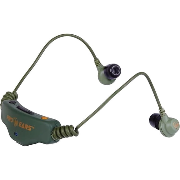 Altus Pro Ears Stealth 28 HT Electronic Hearing Protection – In-Ear Shooting Ear Protection, NRR 28 Noise Reduction, Sound Amplification, Rechargeable, Green