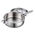 thumbnail image 4 of Cooks Standard Classic 02523 Stainless Steel 5 quart/11" Deep Saute Pan with Lid, Large, Silver, 4 of 5