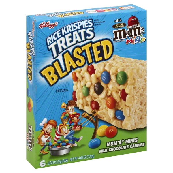 Kellogg's Rice Krispies Treats Blasted M&M'S Minis Crispy Marshmallow