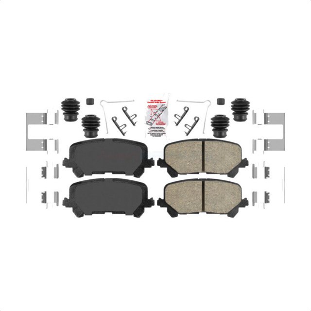 AmeriBRAKES Rear Ceramic Disc Brake Pads NWF-PTC1724 for Car Honda Pilot Ridgeline Passport Acura MDX