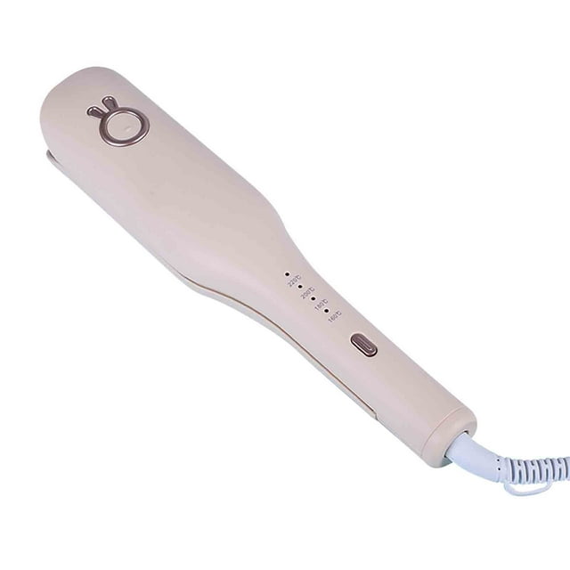 Fiudx Rizador de Pelo Francés, Rizador de Cerámica En Forma de V, Moldeador de Ondas Playeras Sin Esfuerzo, Temperatura Ajustable, Peinado para Todo Tipo de Cabello, Perfecto para Uso Doméstico, Gara