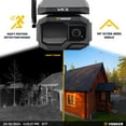 thumbnail image 2 of Vosker VKX Solar 4G LTE Cellular Security Camera – No Wifi Needed, 1080p HD, Motion Activated, Night Vision, IP65, 2 of 8