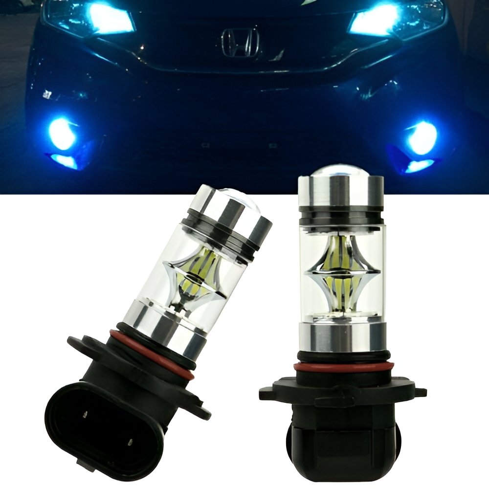 6x Ice Blue 8000K LED Headlight Bulbs For Chrysler 300 2005-09, Hi/Lo 9005+9006 + Fog Light 9145, 12V 100W