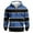 Blue, variant on Bzhegqhd Men's Hoodies Striped Zip Up Fleece Pullover with Pocket Long Sleeve Athletic Sportswear Top Casual Streetwear Comfortable Soft Cotton Blend Gym Sweatshirts