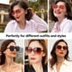 thumbnail image 4 of Gafas de Sol Dollger Cuadradas Sobredimensionadas Polarizadas UV400 para Mujer, 4 of 6