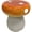 Orange + Resin + Art Deco, variant on Sfirey 13.8" Mushroom Garden Statue Stool, Resin Outdoor Accent Seat for Lawn & Patio