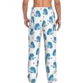 thumbnail image 3 of Xecao Cartoon Poodle Dog Men's Straight Lounge Pajama Pants: The Ultimate in Comfortable Sleepwear, 3 of 9
