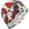 thumbnail image 1 of Wekity Swimming Cap Winter Watercolor Cardinal Unisex Adult Wekity Polyester, 1 of 4