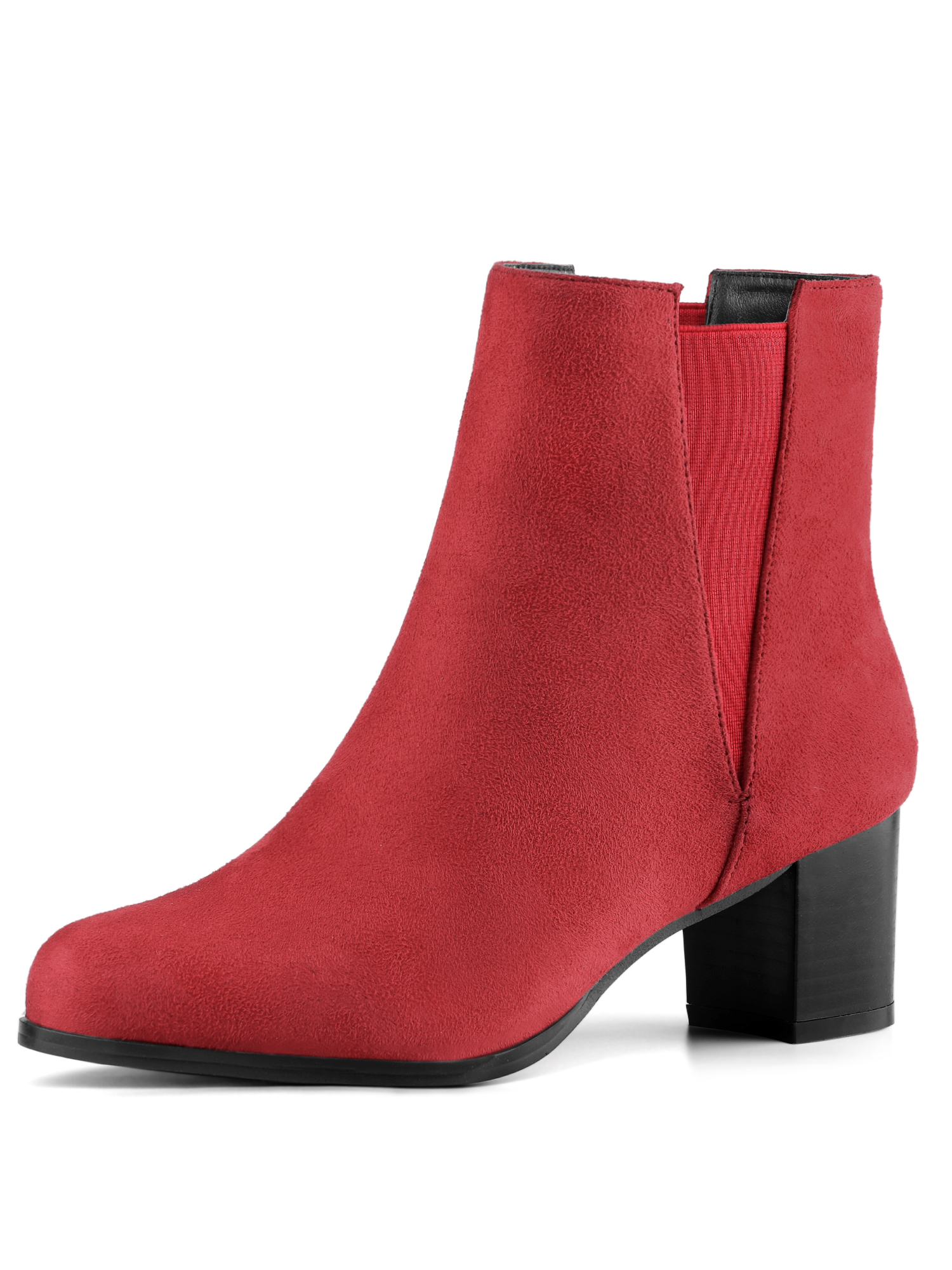 women's chunky heel chelsea boots