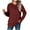 Wine, variant on hotojiny Womens Oversized Sweatshirts V Neck Long Sleeve Casual Pullover Tops Fall Solid Button Lightweight Shirts