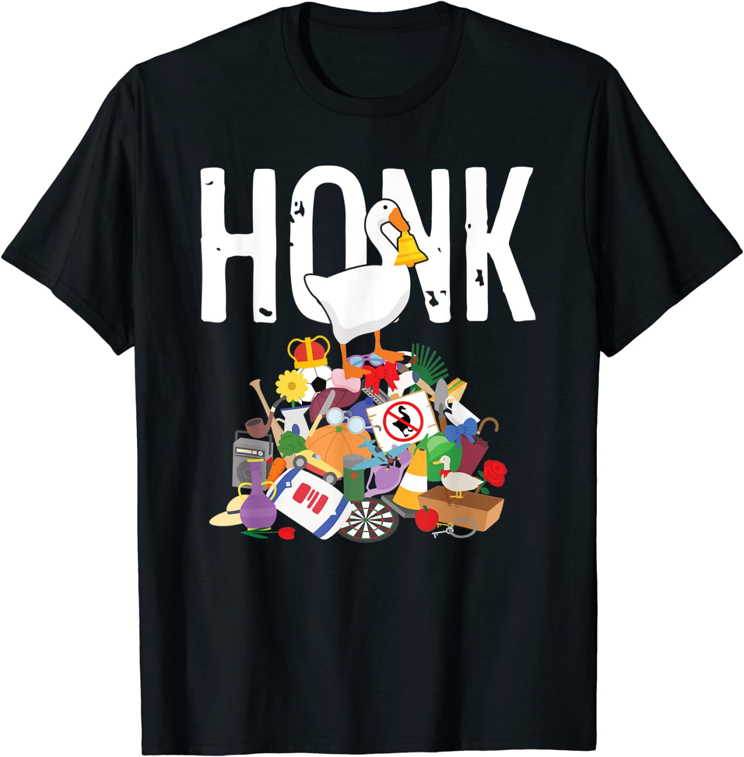 Goose Game Honk Untitled Goose Addiction Press Y To Honk T-Shirt -  Walmart.com