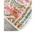 thumbnail image 7 of Unique Loom Baracoa Collection Area Rug - Miramar (3' 3" Round Light Blue/Blue), 7 of 7