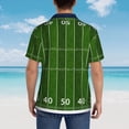thumbnail image 5 of Salouo American Football Field for Hawaiian Shirt for Men,Summer Beach Casual Short Sleeve Button Down Shirts Men's Regular-Fit Short-Sleeve Print Shirt -Small, 5 of 6