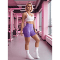 thumbnail image 4 of Biker Short Mujer Unitalla Stretch Shore Dama Chores Gym Talle Alto, 4 of 5