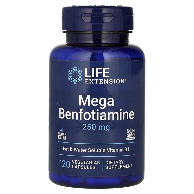 LIFE EXTENSION | Mega Benfotiamine 250 mg | 120 vegacaps