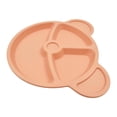 thumbnail image 3 of Mainstays Bear Pink Plastic Kids Divider Plate, 1 Piece, 3 of 5
