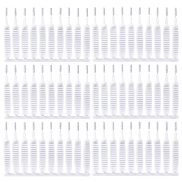Cepillo de limpieza para cabezal de ducha, limpiador antiobstrucción, accesorios de baño (60 uds)