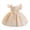 Champagne, variant on IBTOM CASTLE Baby Girl Birthday Dress Shiny Asymmetric Ruffle Tulle Tutu Dresses Princess Formal Flower Pageant Wedding Party Gown 3-4T Pink