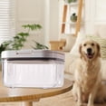thumbnail image 4 of Airtight Pet Food Storage Container for Dog and Cat Food – Sealed Plastic Bin with Flip Top Lid, Space Saving Household Pet Food Storage Box 15x15x15cm, 4 of 5