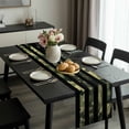 thumbnail image 2 of Green Camouflage American Flag Table Runner 70 Inches Long, Wooden Grain Kitchen Coffee Dining Table Decoration for Home Party Birthday Wedding Home Decor 13x70 Inches, 2 of 8
