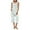 White, variant on Christmas pajamas Christmas gift Women Soft Sleeveless Tank Top And Capri Pants With Pocket Loungewear Sets Pajamas Sets