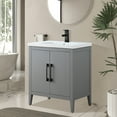 thumbnail image 2 of Vanity Art 30” Single Sink Bathroom Vanity Cabinet with Ceramic Countertop, 2 of 9