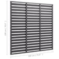 thumbnail image 3 of vidaXL Fence Panel WPC 180x180 cm Grey, 3 of 3