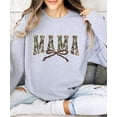 thumbnail image 6 of Trendy Camo Mama Sweatshirt - Distressed Camouflage Sweater for Mom - Coquette Bow Pullover Gray Sweatshirt Adult Medium, 6 of 7