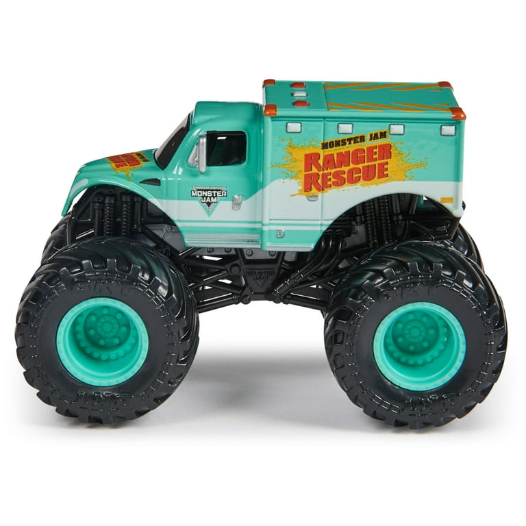 Monster Jam, Official Ranger Rescue Monster Truck, Die-Cast