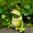 thumbnail image 4 of Teissuly Outdoor Frog Figurine Decor, Funny Lazy Frog Garden Statues Yard Holiday Decorations, Unique Yart Art Outdoor Lawn Ornament for Outside Pond Pool Patio Front Porch Backyard Teissuly WER202309200201, 4 of 7