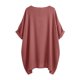 thumbnail image 4 of Mujeres Tops Color Sólido Manga Corta Malla Empalme V-Cuello Blusa Casual, Tops de Verano de las Mujeres, 4 of 8