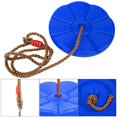 thumbnail image 3 of Climbing Rope Tree Swing Indoor Outdoor Disc Hanging Seat Playing Equipment Children Toys,Hammock,Swing Seat Gym Kingdom Tree Swing For Kids - Single Disc Seat And Rainbow Climbing Rope, 3 of 8