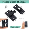 thumbnail image 2 of SHIQI-Mini Size 90 Degree Door Latch Sliding Door Lock Screen Door Latch Pocket Door Latch, 2 of 4