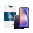thumbnail image 1 of ccwonima Galaxy A54 HD Clear Tempered Glass Screen Protector + Camera Lens Protectors, [2+2 Pack] [3D Glass] [Anti-Glare] [Bubble-Free] Screen Protector Glass For Samsung Galaxy A54, 1 of 1