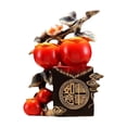 thumbnail image 2 of Estatua de resina perfecl de caqui adorno Feng Shui 23 cm x 8 cm x 30 cm, 2 of 8