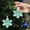 Muticolor - AEa, variant on 2D Acrylic Flat Ornament Hanging, Christmas Holiday Decoration Pendant