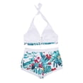thumbnail image 3 of Traje de baño con cuello en V, traje de baño de 2 piezas para mujer, traje de baño con cuello halter, conjunto de bikini con cuello en V optimizado para la excelencia, 3 of 9
