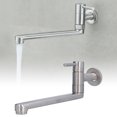 thumbnail image 3 of Grifo De Fregadero, Grifo De Agua Moderno A Prueba De Salpicaduras De Acero Inoxidable Para Cocina Para Lavabo Para Balcón, 3 of 7