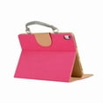 thumbnail image 5 of iPad 10.2 inch 2019 Handbag Case 7th Generation, Dteck Smart Multi-Angle Stand Magnetic PU Leather Bag Folio Cover with Handle Document Pocket Hand Strap Pencil [Auto Wake/Sleep], Rose Denim, 5 of 7